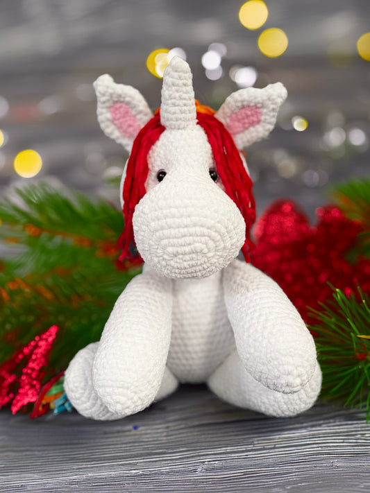 Custom Crochet Unicorns - Multicolor Mane & Tail